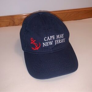 Cape May New Jersey Navy Baseball Cap